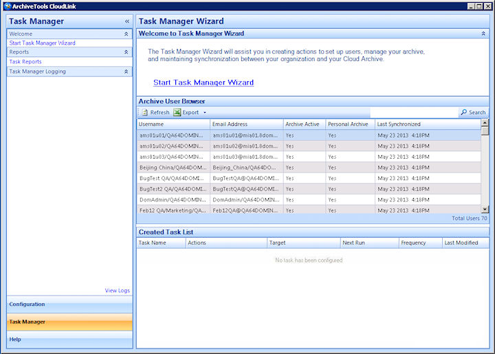 Task Manager Wizard