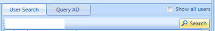 User Search box
