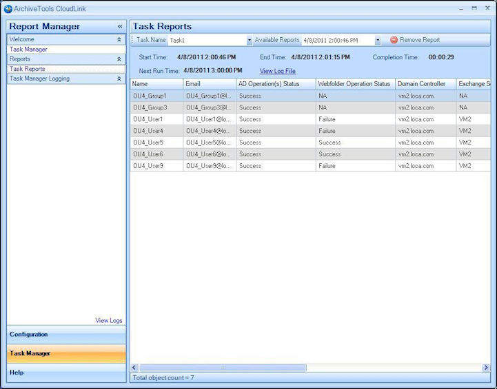 Task Report